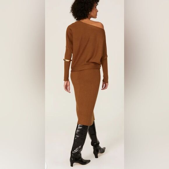 Victor Alfaro Asymmetrical Sweater Dress Size XS - Picture 3 of 8
